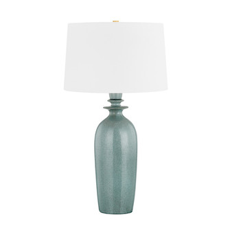 Bellmawr One Light Table Lamp in Aged Brass/Ceramic Reactive Palladian (70|L8430-AGB/CRP)