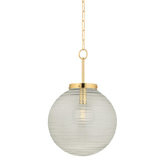 Falls Mills One Light Pendant in Aged Brass (70|9917-AGB)