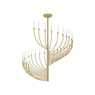 Amalthea LED Chandelier in Vintage Brass (68|481-42-VB)