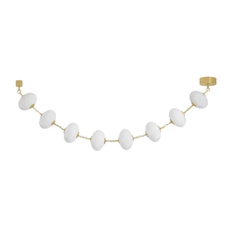 Nephele LED Chandelier in Vintage Polished Brass (68|473-09-VPB)