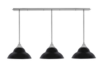 Stem Three Light Linear Pendalier in Brushed Nickel (200|48-BN-429-MB)