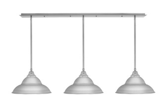 Stem Three Light Linear Pendalier in Brushed Nickel (200|48-BN-429-BN)