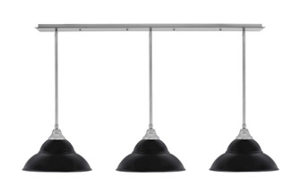 Stem Three Light Linear Pendalier in Brushed Nickel (200|48-BN-428-MB)