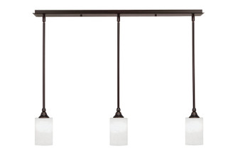 Stem Three Light Linear Pendalier in Dark Granite (200|36-DG-310)