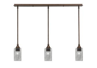 Stem Three Light Linear Pendalier in Bronze (200|36-BRZ-542)