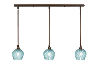 Stem Three Light Linear Pendalier in Bronze (200|36-BRZ-4605)