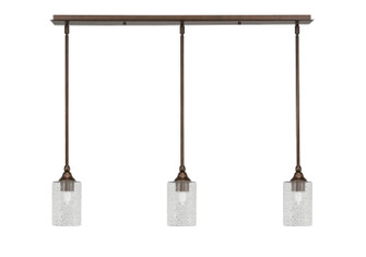 Stem Three Light Linear Pendalier in Bronze (200|36-BRZ-3002)