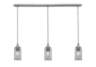 Stem Three Light Linear Pendalier in Brushed Nickel (200|36-BN-542)
