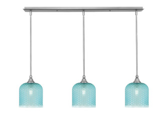 Stem Three Light Linear Pendalier in Brushed Nickel (200|36-BN-4915)