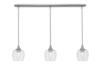 Stem Three Light Linear Pendalier in Brushed Nickel (200|36-BN-4812)