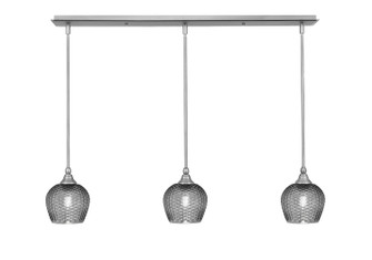 Stem Three Light Linear Pendalier in Brushed Nickel (200|36-BN-4602)