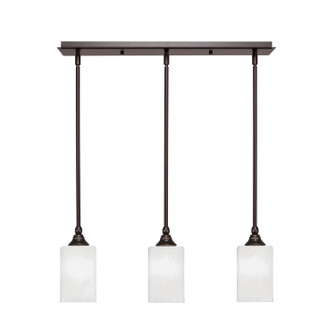 Stem Three Light Linear Pendalier in Dark Granite (200|25-DG-3001)