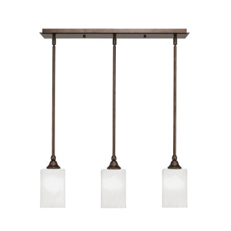 Stem Three Light Linear Pendalier in Bronze (200|25-BRZ-3001)