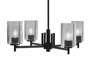 Franklin Four Light Chandelier in Graphite (200|1204-MB-542)