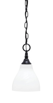Chain One Light Mini Pendant in Matte Black (200|11-MB-4761)
