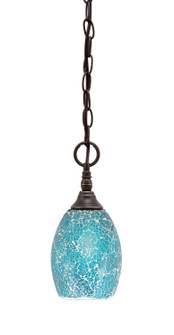 Chain One Light Mini Pendant in Dark Granite (200|11-DG-5055)