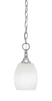 Chain One Light Mini Pendant in Brushed Nickel (200|11-BN-615)