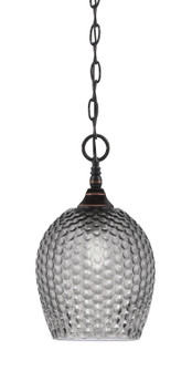 Chain One Light Mini Pendant in Black Copper (200|11-BC-4902)