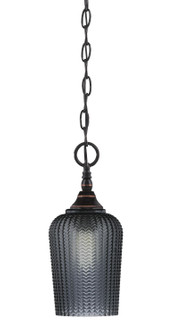 Chain One Light Mini Pendant in Black Copper (200|11-BC-4252)
