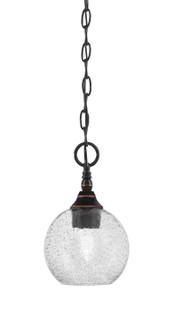 Chain One Light Mini Pendant in Black Copper (200|11-BC-4102)