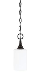 Chain One Light Mini Pendant in Black Copper (200|11-BC-310)