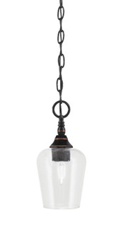 Chain One Light Mini Pendant in Black Copper (200|11-BC-210)