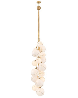 Skye LED Chandelier in Heritage Brass (13|30309HBR-CO)
