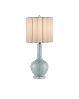 Celadon One Light Table Lamp in Celadon Crackle/Clear/Antique Brass (142|6000-0976)