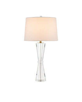 Duveen One Light Table Lamp in Clear/Polished Brass (142|6000-0972)