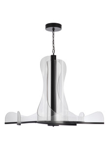 Estrella LED Chandelier in Flat Black (46|59627-FB-LED)