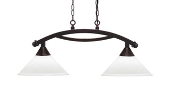 Bow Two Light Island Pendant in Dark Granite (200|872-DG-316)