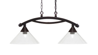 Bow Two Light Island Pendant in Dark Granite (200|872-DG-306)