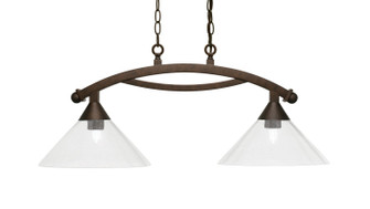Bow Two Light Island Pendant in Bronze (200|872-BRZ-306)