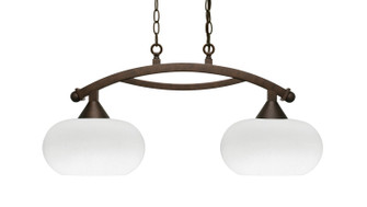Bow Two Light Island Pendant in Bronze (200|872-BRZ-214)
