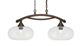 Bow Two Light Island Pendant in Bronze (200|872-BRZ-206)