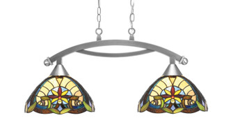 Bow Two Light Island Pendant in Brushed Nickel (200|872-BN-9369)