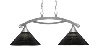 Bow Two Light Island Pendant in Brushed Nickel (200|872-BN-4009)