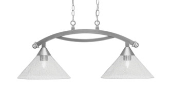 Bow Two Light Island Pendant in Brushed Nickel (200|872-BN-2122)