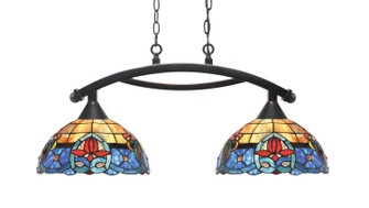 Bow Two Light Island Pendant in Black Copper (200|872-BC-9359)