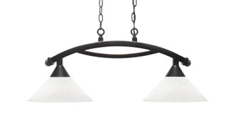 Bow Two Light Island Pendant in Black Copper (200|872-BC-314)