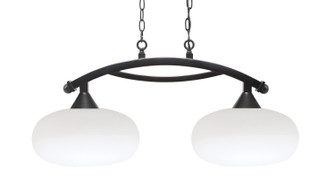 Bow Two Light Island Pendant in Black Copper (200|872-BC-216)
