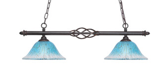 Eleganté Two Light Island Pendant in Dark Granite (200|862-DG-438)