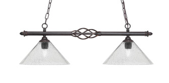 Eleganté Two Light Island Pendant in Dark Granite (200|862-DG-2122)
