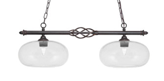 Eleganté Two Light Island Pendant in Dark Granite (200|862-DG-206)