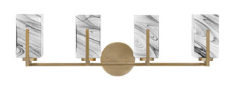 Atlas Four Light Bath Bar in New Age Brass (200|4514-NAB-549)