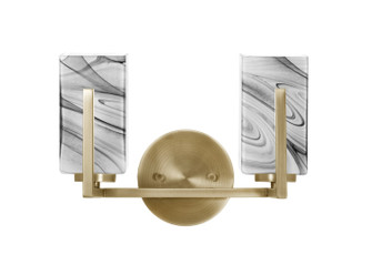 Atlas Two Light Bath Bar in New Age Brass (200|4512-NAB-549)