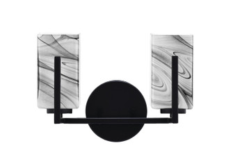 Atlas Two Light Bath Bar in Matte Black (200|4512-MB-549)