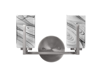 Atlas Two Light Bath Bar in Graphite (200|4512-GP-549)