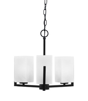 Atlas Three Light Chandelier in Matte Black (200|4503-MB-541)