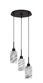 Edge Three Light Cluster Pendalier in Espresso (200|1173-ES-549)